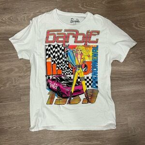 Barbie Graphic White T-Shirt